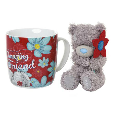 Amazing Friend Me to You Bear Mug and Plush Gift Set £8.40